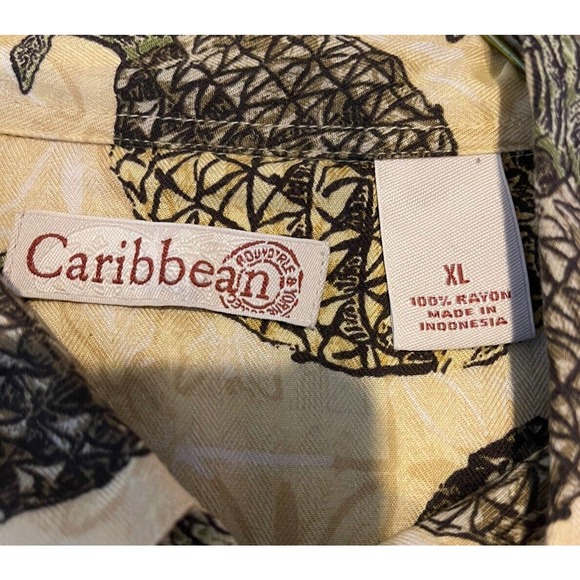 CARIBBEAN Roundtree and Yorke Pineapple Colorful Size XL - Picture 2 of 7